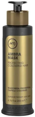Маска для волос MTJ Cosmetics Ambra Nero восстанавливающая, для сухих и повреждённых волос, янтарная пудра, 200 и