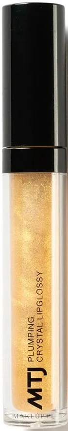 Блеск для губ MTJ Cosmetics Plumping Crystal Lip Gloss с голографическими пигментами, 7 мл, оттенок Gold