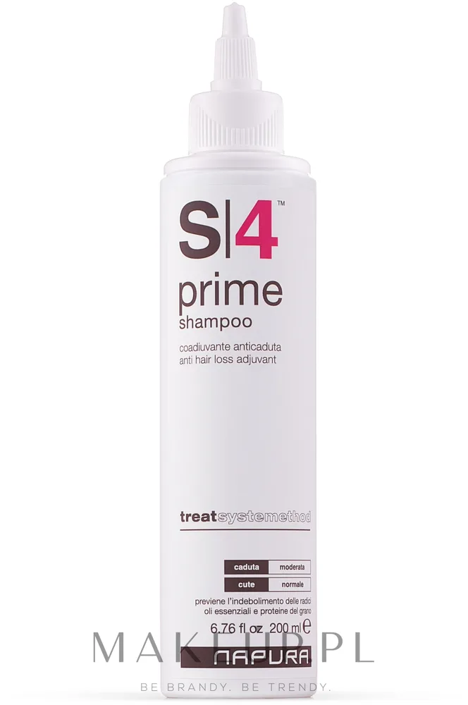 Шампунь Napura S4 Prime против выпадения волос с бергамотом