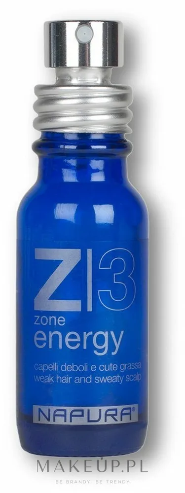 Спрей для волос Napura Z3 Zone Energy для жирных волос, перед мытьём, 50 мл
