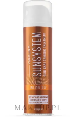 Крем для загара Napura Sun System Melanin Plus ускоритель тана с гиалуроновой кислотой, маслом авокадо и мёдом, 200 мл
