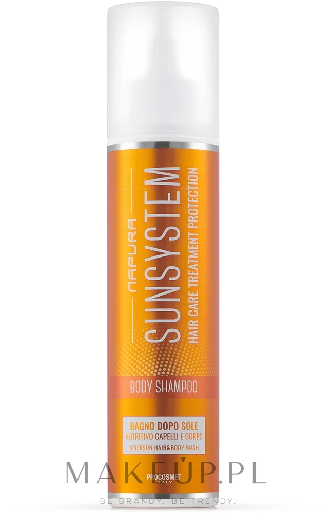 Увлажняющий шампунь для волос и тела после загара Napura Sun System Body Shampoo, 200 мл