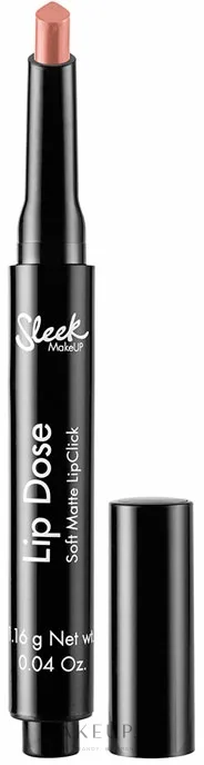 Помада для губ Sleek MakeUP Lip Dose Soft Matte LipClick матовая, с кремовой текстурой, 1,16 г, оттенок Wait Your Turn