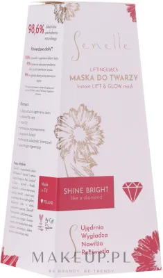 Senelle Instant Lift & Glow Mask — лифтинг-маска для лица с сиянием, 65 мл