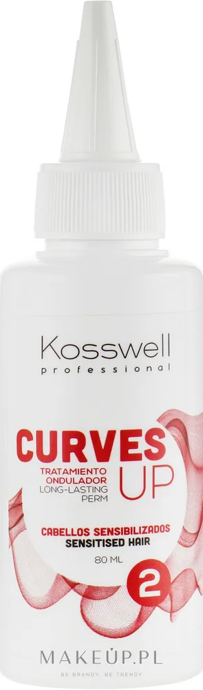 Лосьон для волос Kosswell Professional Curves Up 2 состав для химической завивки 80 мл