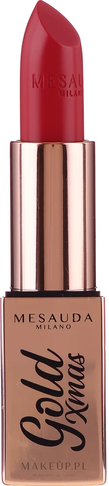 Помада для губ Mesauda Milano Gold Xmas Lipstick, оттенок 302