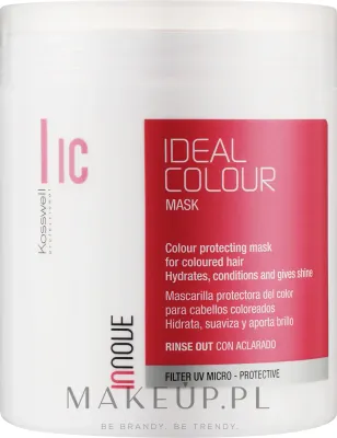 Kosswell Professional Kosswell Professional Innove Ideal Color Mask - Маска для волос Kosswell Innove Ideal Color для окрашенных волос, защита цвета, UV-фильтр, пантенол, 500 мл