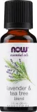 Композиция эфирных масел Now Foods лаванда и чайное дерево 30 мл — фото 1