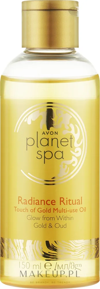 Масло для тела Avon Planet Spa Touch of Gold увлажняющее с шиммером 150 мл
