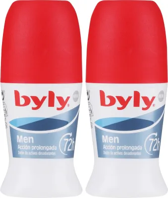 Набор шариковый дезодорант Byly For Men 72 часа для мужчин 2x50 мл