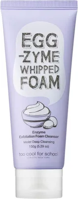 Too Cool For School Egg Zyme Whipped Foam очищающая пенка для умывания лица с яичным экстрактом и ферментами, 150 мл