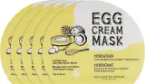 Too Cool For School Egg Cream Mask Hydration — увлажняющая тканевая маска с яичным желтком, 5 х 28 г, оттенок 5 x 28 г — фото 4