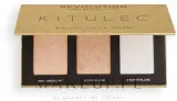 Набор палеток хайлайтеров Makeup Revolution Kitulec #GlowKitulca Highlighter Palette для лица и тела, база и топпер, 2 х 7,5 г — фото 2