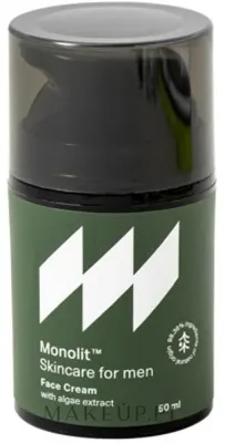 Крем для лица Monolit Skincare For Men с экстрактом водорослей увлажняющий мужской 50 мл