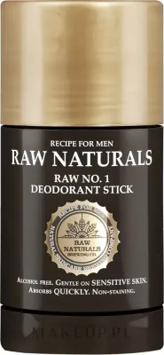 Дезодорант-стик Recipe For Men RAW Naturals Deodorant Stick мужской, с пряным ароматом, 70 г