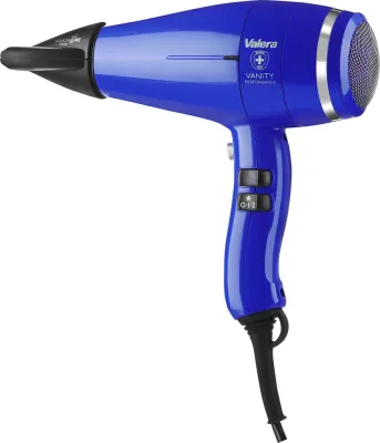 Фен для волос Valera Vanity Performance Royal Blue 2400 Вт с ионизацией и Smart Air Flow