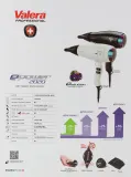 Фен для волос Valera ePower 2020 Crystal Black 1600 Вт с мотором Enduro Brushless и диффузором — фото 3