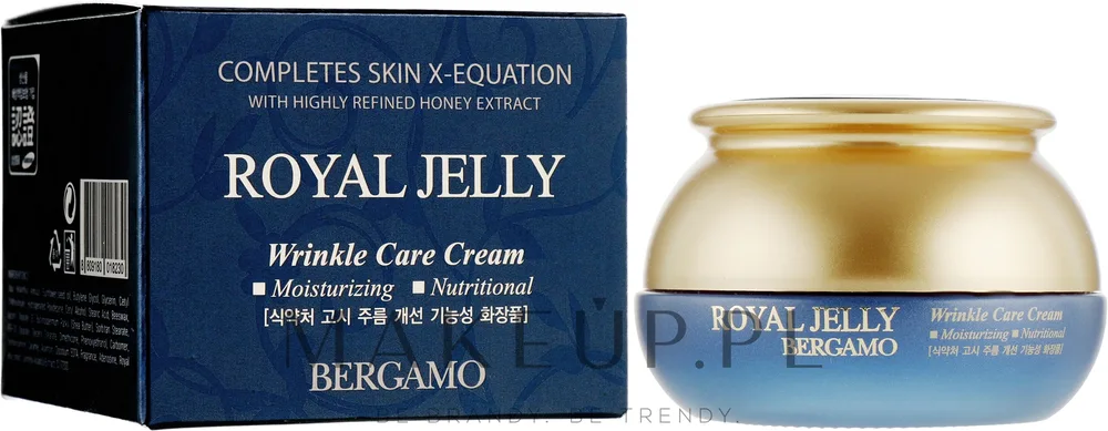 Крем для лица Bergamo Royal Jelly Wrinkle Care для зрелой кожи с маточным молочком 50 г