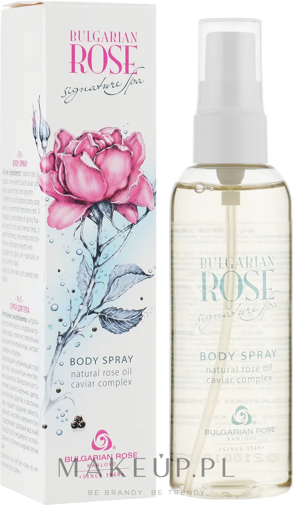 Дымка для тела с натуральным розовым маслом Bulgarian Rose Signature Spa