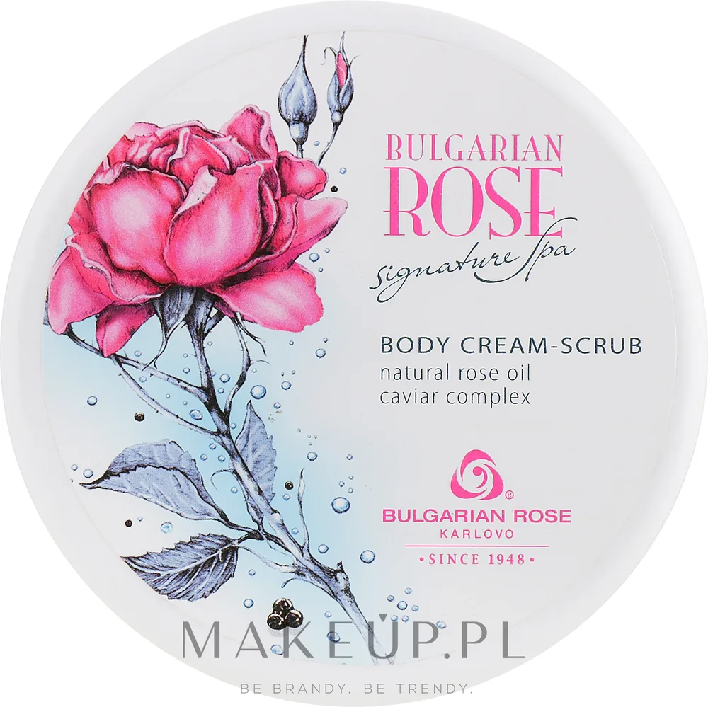 Крем-скраб для тела Bulgarian Rose Signature Spa с розовым маслом 250 мл
