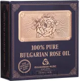 Розовое масло Bulgarian Rose натуральное в деревянной шкатулке 5 г — фото 1