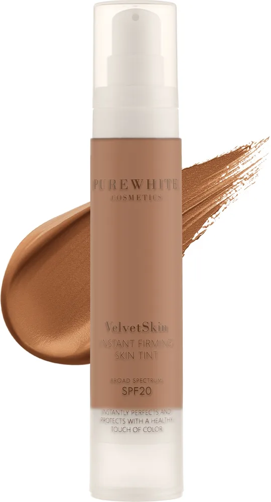 Тонирующее средство Pure White Cosmetics VelvetSkin Instant Firming Skin Tint SPF 20, 50 мл, оттенок Tan