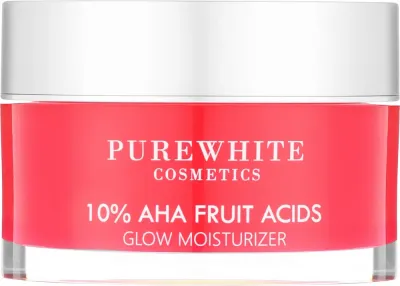 Крем для лица Pure White Cosmetics 10% AHA Fruit Acids Glow увлажняющий с фруктовыми кислотами 50 мл