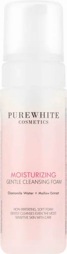 Pure White Cosmetics увлажняющая пенка для умывания лица с ромашкой, мелиссой и мальвой, 150 мл
