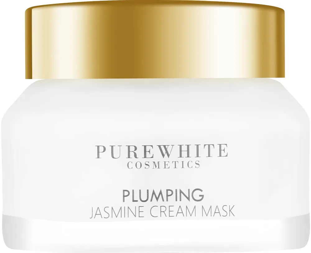 Pure White Cosmetics Plumping Jasmine Cream Mask — укрепляющая крем-маска для лица с жасмином, 50 мл