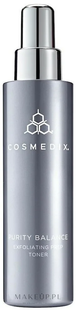 Отшелушивающий тоник Cosmedix Purity Balance с кислотами AHA/BHA и куркумой, 150 мл, комплекс витаминов B