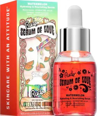 Сыворотка для лица Rude Cosmetics Serum of Love Watermelon увлажняющая с арбузом 30 мл