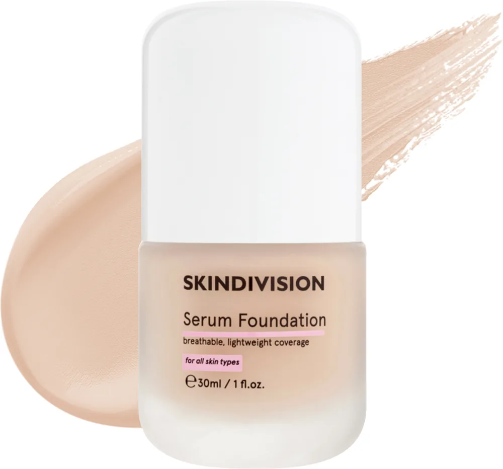Тональная сыворотка SkinDivision Serum Foundation шелковистая, 30 мл, оттенок Fair