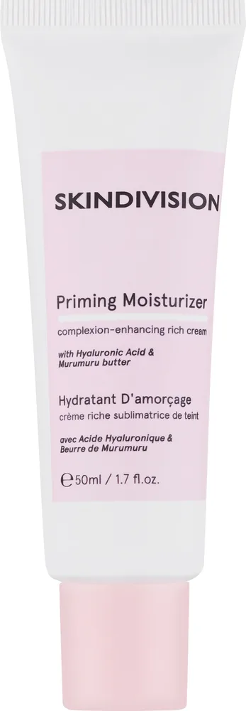 Крем для лица SkinDivision Priming Moisturizer увлажняющий с гиалуроновой кислотой и маслом мурумуру 50 мл