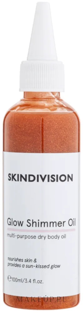 Масло для тела SkinDivision Glow Shimmer с шиммером рисовые отруби масло виноградных косточек 100 мл
