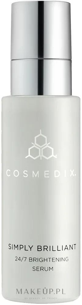 Сыворотка для лица Cosmedix Simply Brilliant 24/7 с красными водорослями и витамином C осветляющая 30 мл