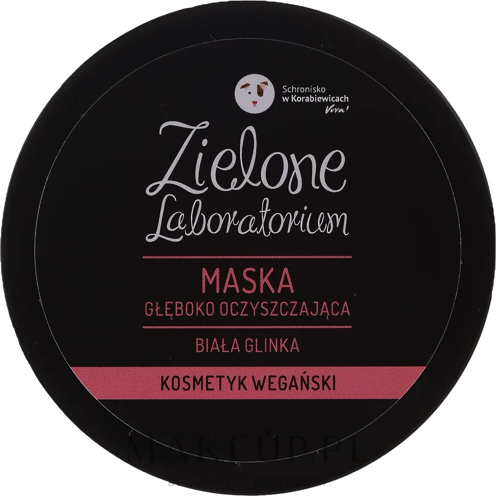 Zielone Laboratorium Face Mask with White Clay — глубоко очищающая маска для лица с белой глиной, 100 мл