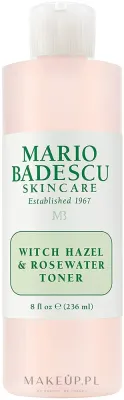 Тоник для лица Mario Badescu с гамамелисом и розовой водой, успокаивающий, 236 мл, США
