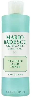 Тоник для лица Mario Badescu с гликолевой кислотой AHA, отшелушивающий, 236 мл, США