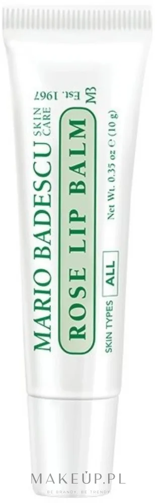 Бальзам для губ Mario Badescu Rose Lip Balm с ароматом розы, питательный, 10 г