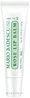 Бальзам для губ Mario Badescu Rose Lip Balm с ароматом розы, питательный, 10 г