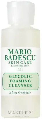Mario Badescu Glycolic Foaming Cleanser очищающая пенка для умывания лица с гликолевой кислотой, 59 мл