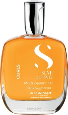 Многофункциональное масло для вьющихся волос Alfaparf Semi Di Lino Curls Oil