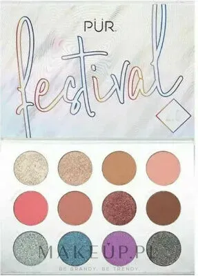 Палетка теней для век Pur Festival 2.0 12-Piece Pressed Pigments Palette