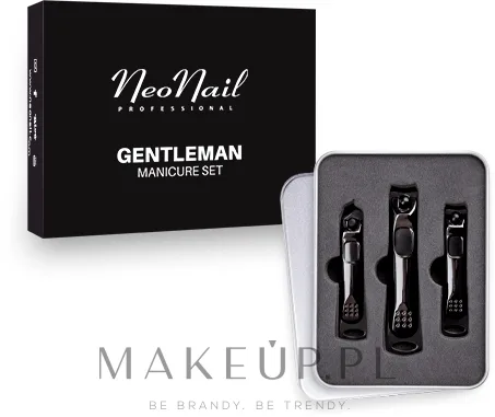 Маникюрный набор NeoNail Professional Gentleman мужской из 3 книпсеров в металлической коробке