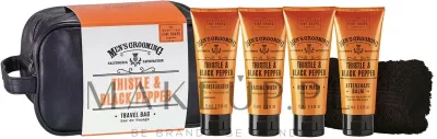 Мужской набор Scottish Fine Soaps Thistle & Black Pepper гель умывалка бальзам и крем 4x75 мл