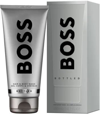 Гель для душа для мужчин Hugo Boss BOSS Bottled с нотами цитруса и корицы, 200 мл