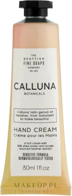 Крем для рук Scottish Fine Soaps Calluna Botanicals с маслом ши и экстрактом вереска 75 мл