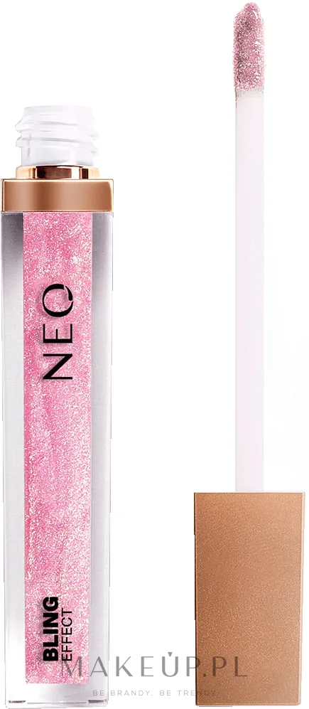 Блеск для губ NEO Make Up Bling Effect мерцающий, оттенок 37 - Almond