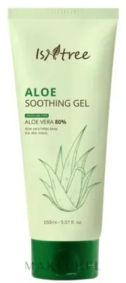 Успокаивающий гель для лица Isntree Aloe Soothing с 80% экстракта алоэ и гиалуронатом 150 мл