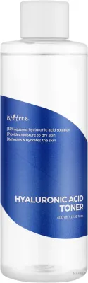 Тоник для лица IsNtree Hyaluronic Acid Toner увлажняющий с гиалуроновой кислотой, 400 мл, Корея